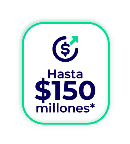 Crédito hasta 150 millones